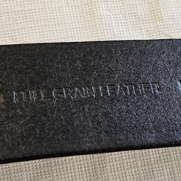 Mens ROPER black Western leather belt sz 34 - Picture 8 of 15